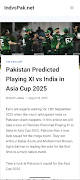 IndvsPak.net - Info capture d'écran 1