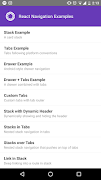 React Navigation Playground Examples постер