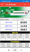 Live 4D Results screenshot 1