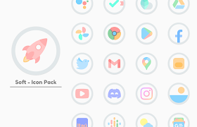 Soft - Icon Pack captura de pantalla 3