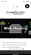 Simplicity Web Design captura de pantalla 2