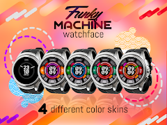 Funky Machine Watch Face ảnh chụp màn hình 5