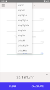 IV Infusion Calculator ảnh chụp màn hình 7