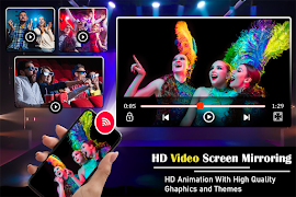 HD Video Screen Mirroring poster