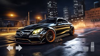 C63 AMG Drift Simulator Affiche