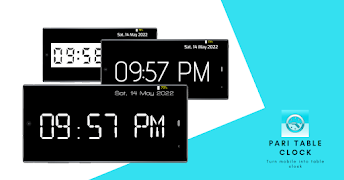 Pari Table Clock - Table Clock اسکرین شاٹ 6