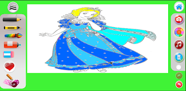 Princess Coloring book capture d'écran 4