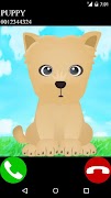 fake call puppy game poster
