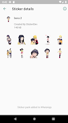 Boru Ninja Sticker Wa screenshot 1