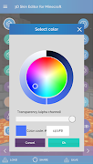 QB9's 3D Skin Editor for Minec screenshot 2