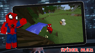 Süper Örümcek Adam Minecraft Modu Ekran Görüntüsü 7