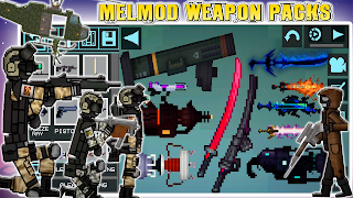 Mod de armas Melon Playground imagem de tela 1