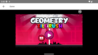 Geometry Tile Rush Plakat