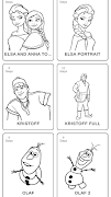 Como desenhar a princesa Elsa imagem de tela 1