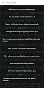 Fitness Tips پوسٹر