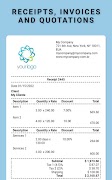 برنامه‌نما Receipt & Invoice عکس از صفحه