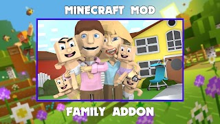 برنامه‌نما Family Mod for Minecraft PE عکس از صفحه