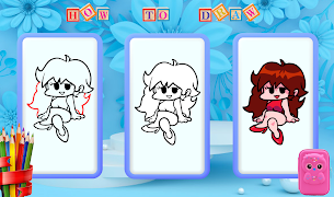 How to Draw FNF syot layar 1