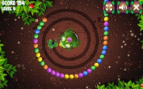 Zumba Frog Marble Shooter Game screenshot 2