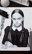 How to Draw Wednesday Addams screenshot 5