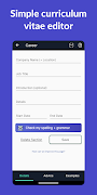 Resume Builder - CV Engineer اسکرین شاٹ 5