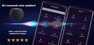 برنامه‌نما Siri Commands Helper guide عکس از صفحه