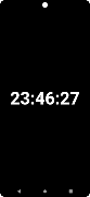 Fullscreen Clock 海报