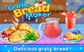 Garlic Bread Cooking Game poster