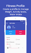 برنامه‌نما ماشین حساب BMI عکس از صفحه