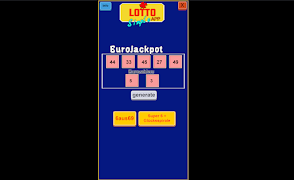 Lotto simple app syot layar 1