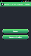Message Backup captura de pantalla 4