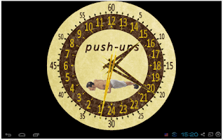 Clock24push-up Screenshot 1