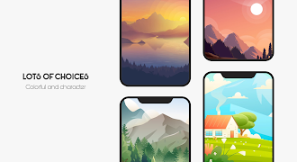 Landscape Vector Wallpaper screenshot 1