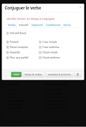 Conjugaison Française syot layar 4