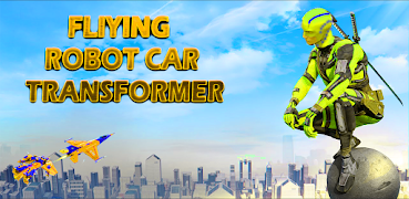 برنامه‌نما Flying Robot Car Transform عکس از صفحه