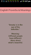 Proverbs and Meanings screenshot 2