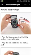 How to use Digital Multimeter Ekran Görüntüsü 5