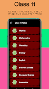 Class 11 Notes Offline CBSE 스크린샷 1