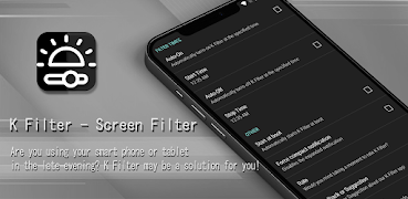 K Filter-Screen Filter, Dimmer captura de pantalla 2