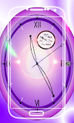 برنامه‌نما Clock live wallpaper عکس از صفحه