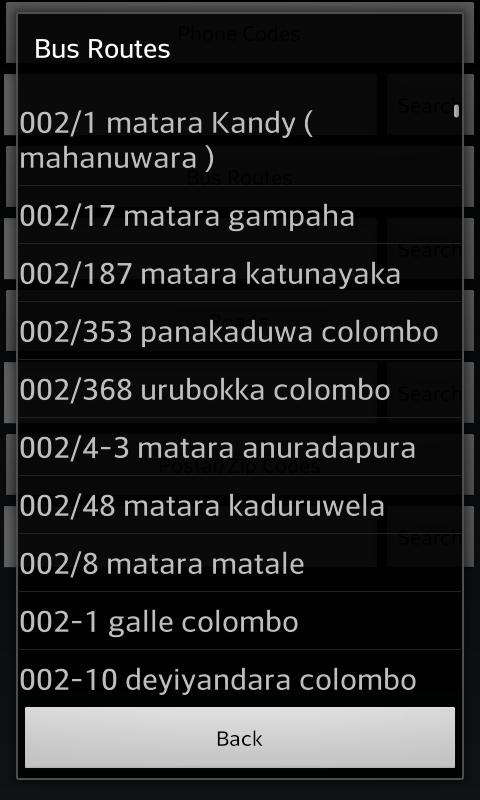 Zip-код Sri Lanka. Map of telephone codes. Шри код