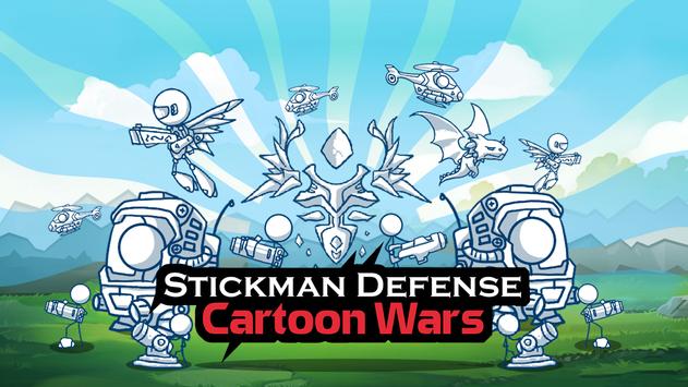 Stickman Defense: Cartoon Wars poster