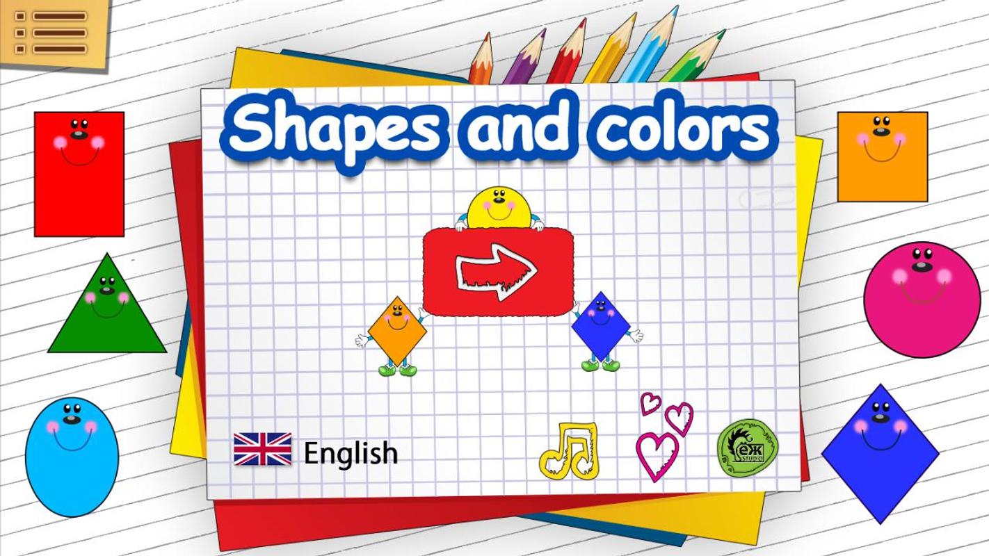 Worksheet Shapes And Colors For Kids shapes and colors for kids apk download free education app screenshot