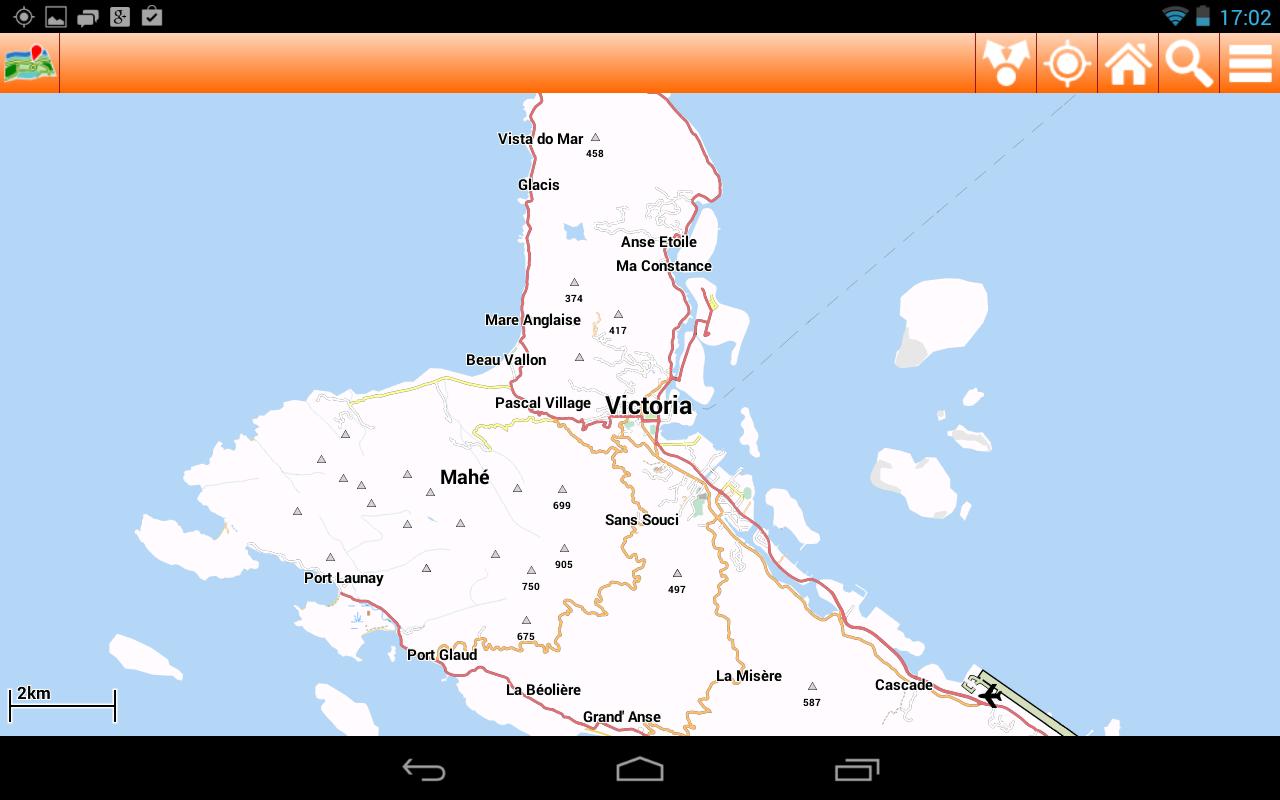 Seychelles Offline mappa Map APK Download - Free Travel 