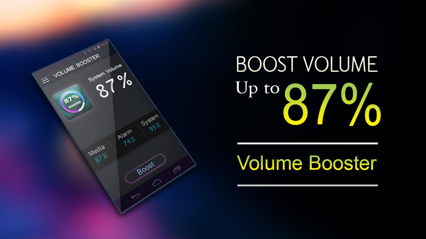 Phone Phone Volume Booster Android mobile volume booster live apk download free music audio app screenshot
