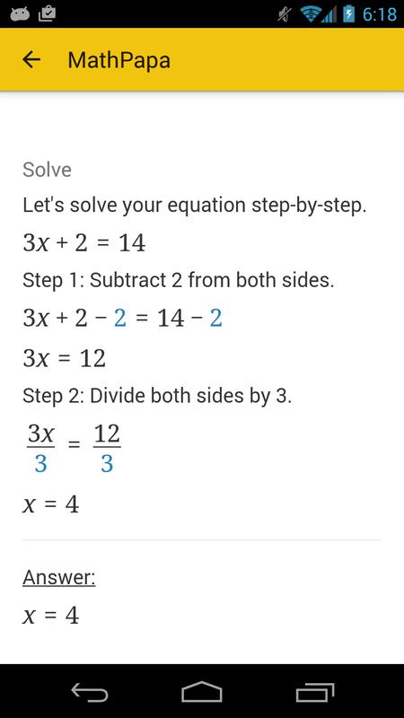 Equation Solver Calculator Download Tessshlo Mathpapa Algebra Calculator Apk Download Free Education App