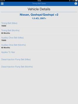 Timing Belt Genie apk screenshot