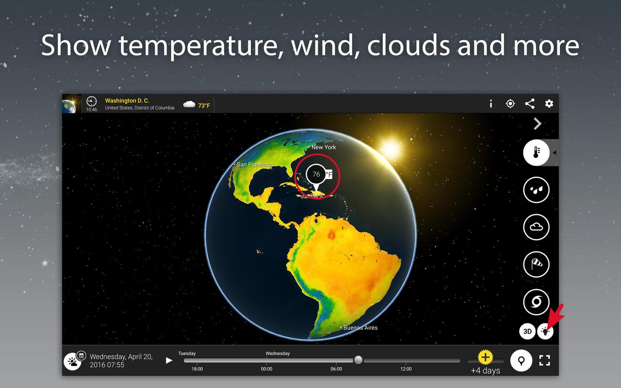 meteoearth for android meteoearth for android
