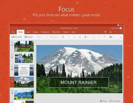 Microsoft PowerPoint apk screenshot