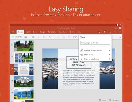 Microsoft PowerPoint apk screenshot